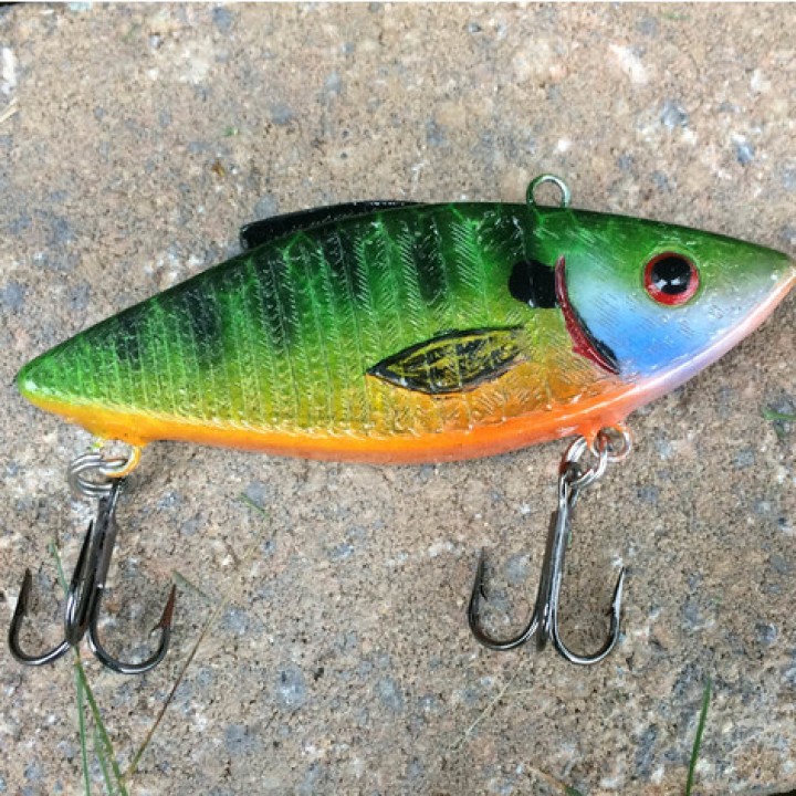 3D Printable Rattle Trap Fishing Lure by Steve Thone