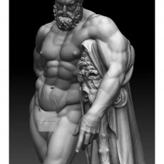 Picture of print of Farnese Hercules