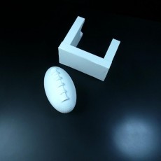 Picture of print of football with stand#tinkerfun