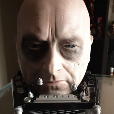 Picture of print of Sebastian Shaw Darth Vader head