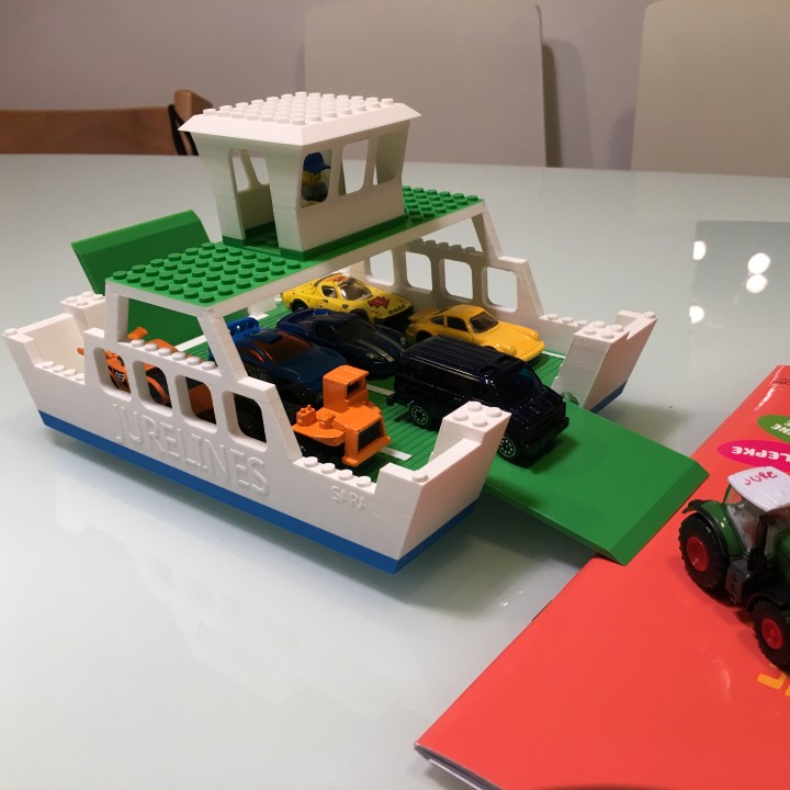 Ferry that floats - Fully printable toy model