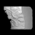 Capital - Scrolling Foliage Issuing from Overturned Monster Heads image
