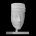 An Egyptian wood mummy mask image