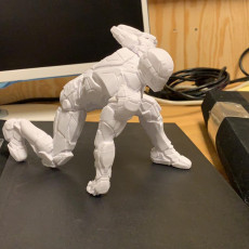 Picture of print of Iron Man MK42 - Super Hero Landing Pose --- with lights This print has been uploaded by Carl Östlund