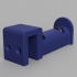 Simple spool holder for 3DPN's 1x2" shelf, optional bearings and screws image