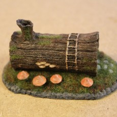 Picture of print of House in a log