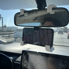 Picture of print of GPS rear-view mirror support