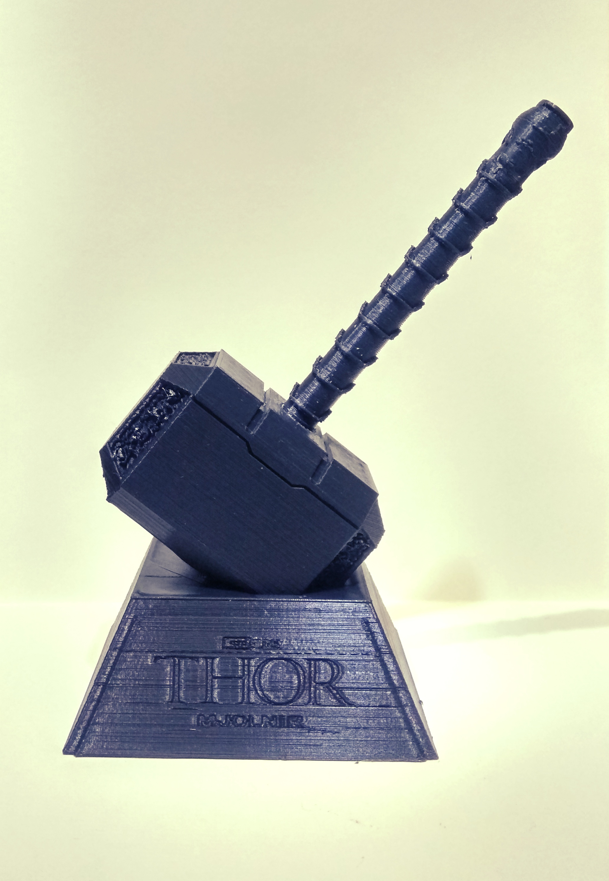 thor and hammer 3d print printer stl model file 