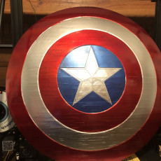 Picture of print of Captain America Shield