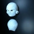 Frieza's Head Mask print image