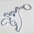 Simon's Cat Keychain print image