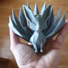 Picture of print of Low-poly Nine-Tailed Fox This print has been uploaded by Šekica Ivana
