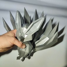 Picture of print of Low-poly Nine-Tailed Fox This print has been uploaded by toth zoltan