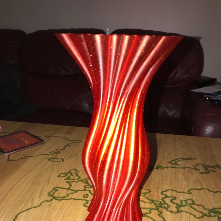 beautiful simple printing vase