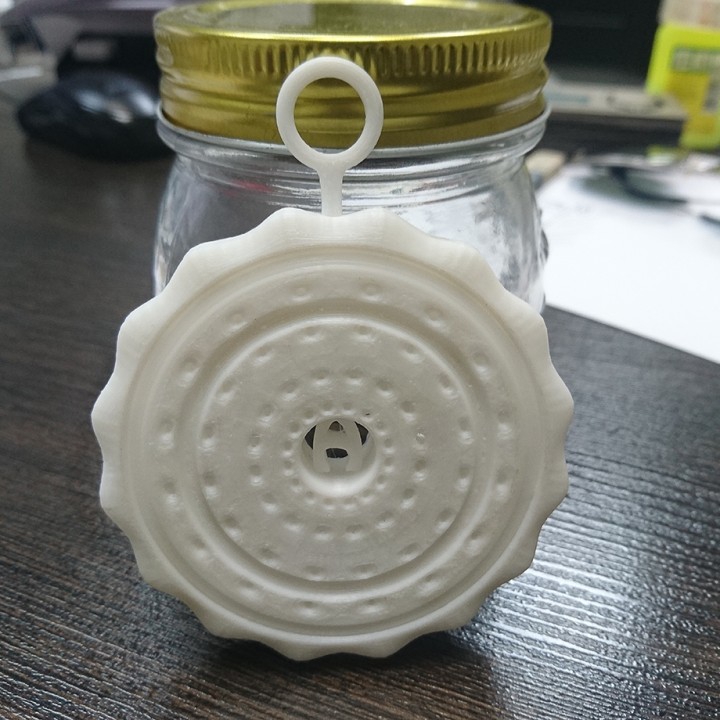 Cookie keychain with A letter