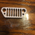 Jeep Wrangler - keychain print image