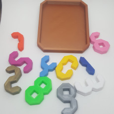 Picture of print of 10 Digits Puzzle (Tricky Number Puzzle) This print has been uploaded by Angelina Bel