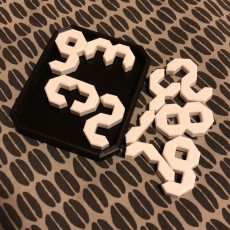 Picture of print of 10 Digits Puzzle (Tricky Number Puzzle) This print has been uploaded by Aaron Collier