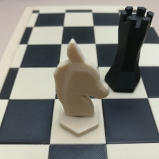 Picture of print of Low-Poly Magnetic Chess Set