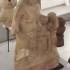 Female figurine with musicians image