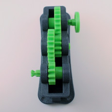 Picture of print of Industrial Spur Gearbox / Gear Reducer (Cutaway version) Dieser Druck wurde hochgeladen von Erwin Boxen