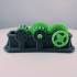 Industrial Spur Gearbox / Gear Reducer (Cutaway version) print image