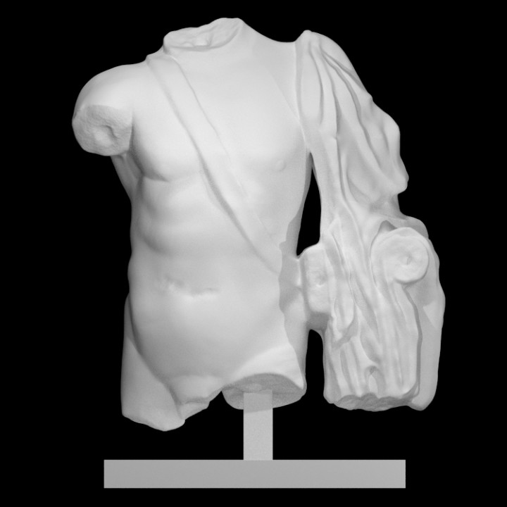Roman Marble Torso or Achilles