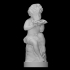 Putto holding a shell image