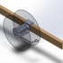 Wood beam Spool holder (full 3d printable, no backlash, no friction) image