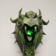 Picture of print of Skyrim Swamp Dragon wall Trophy