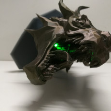 Picture of print of Skyrim Swamp Dragon wall Trophy