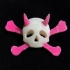 Jolly Roger with Horns, 2 Color Pendant image