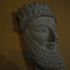 Bearded head of male votary image