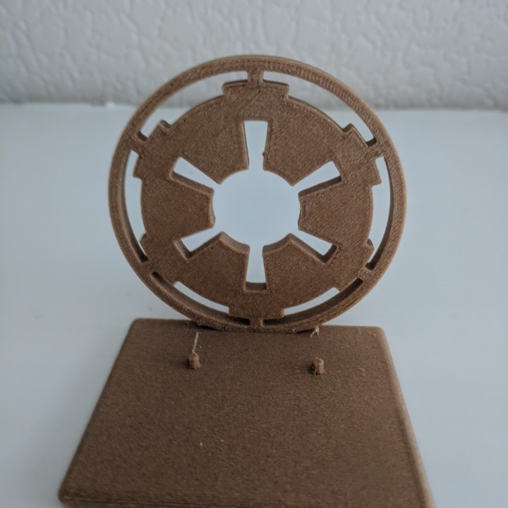 Imperial logo star wars display stand for black series