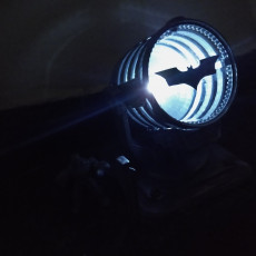 Picture of print of Batsignal (From movie: The Dark Knight Rises, 2012)