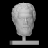 Marble head of Demosthenes image