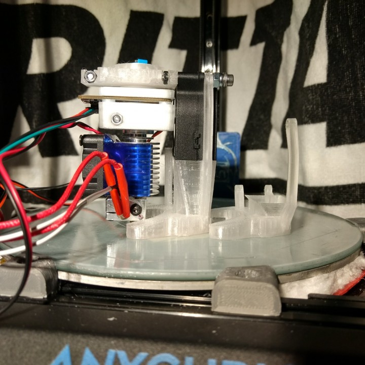 E3D-v6 Orion compatible effector mount Anycubic kossel