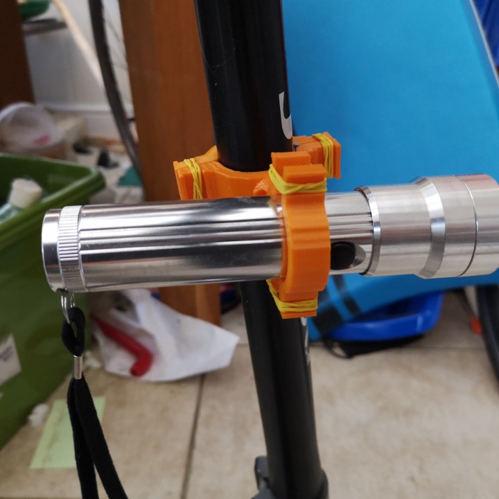 Bike/Scooter adjustable torch holder
