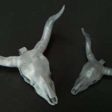 Picture of print of Cow Skull Pendant