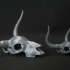 Cow Skull Pendant print image
