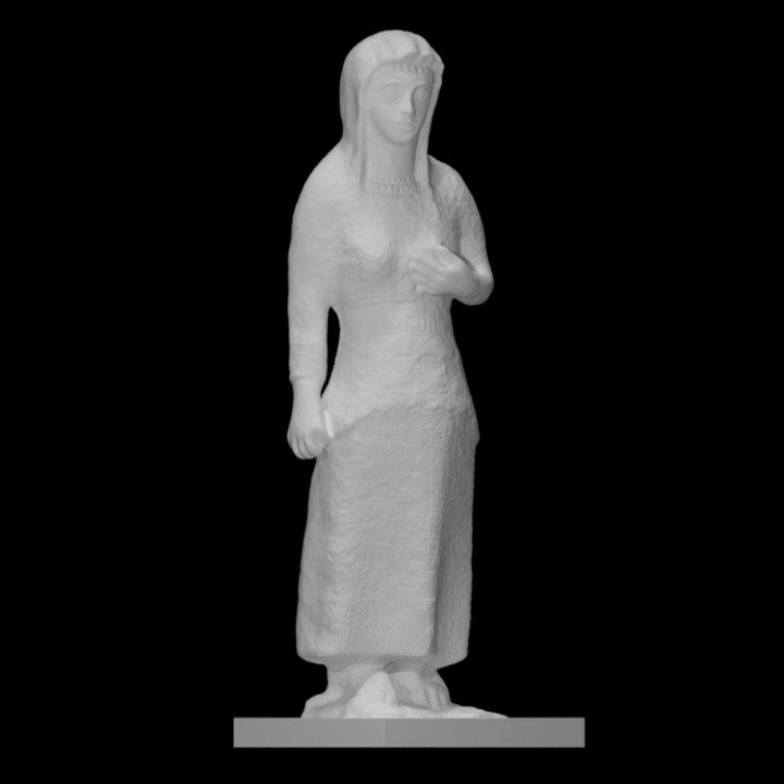 Female statue in ritual dress