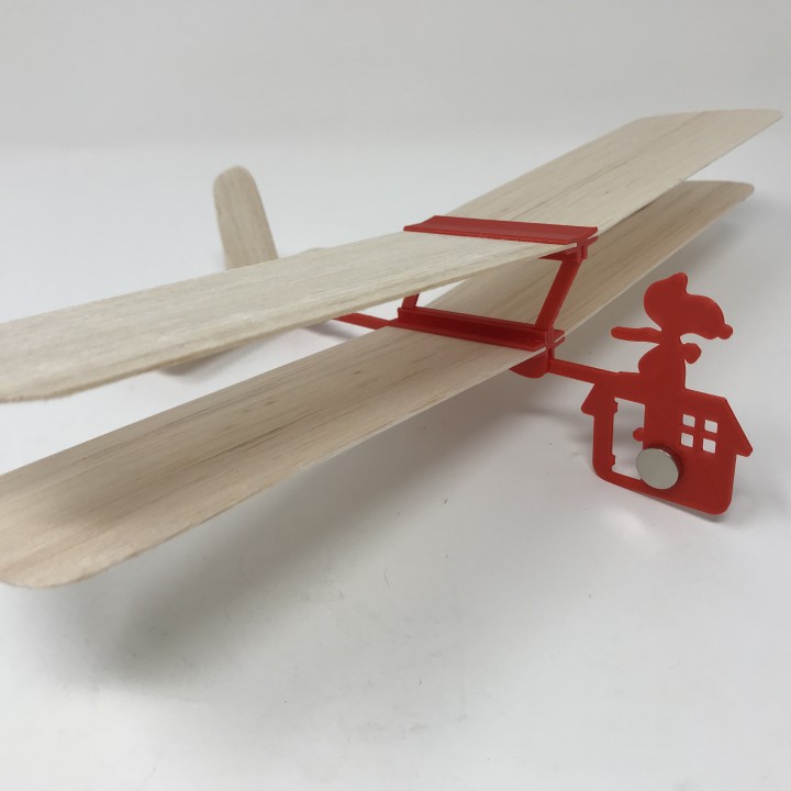 Red Baron II: Hand Launched Biplane Glider