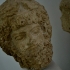 Head of wreathed bearded man image
