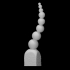 A column made of spheres image