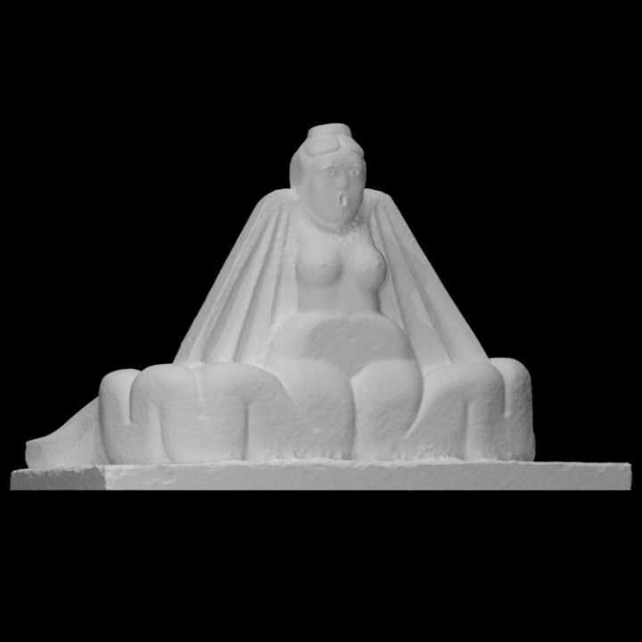 Sculpture of awoman (the goddess Nike (Victoria))