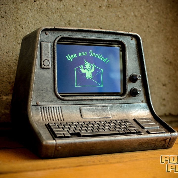 3D Printable Desktop Terminal Replica - Fallout 4 by Power Up Props