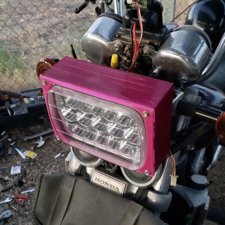 L.E.D. Motorcycle Headlight Mount