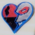 Harley and Joker heart pendant or Keychain one piece image