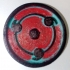 Third stage of Sharingan, of the anime Naruto for keychain or pendant image