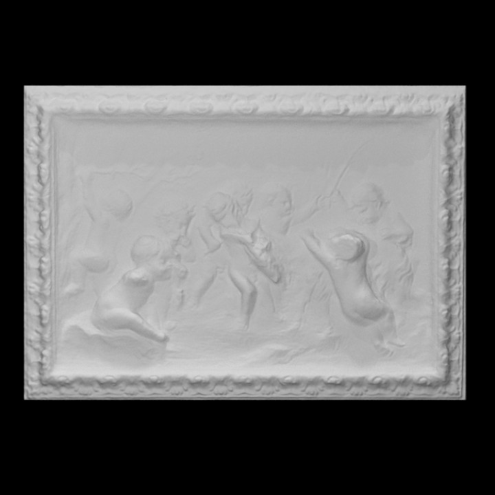 Relief with a group of people